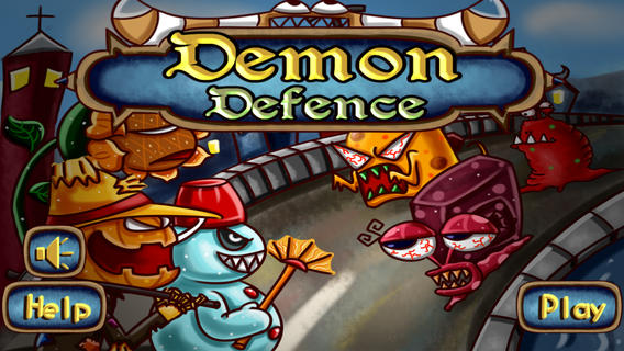 Demon Defence title screen